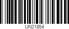 Código de barras (EAN, GTIN, SKU, ISBN): 'UN21854'