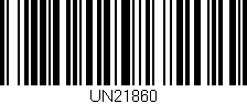 Código de barras (EAN, GTIN, SKU, ISBN): 'UN21860'