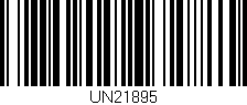 Código de barras (EAN, GTIN, SKU, ISBN): 'UN21895'