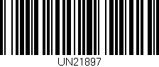 Código de barras (EAN, GTIN, SKU, ISBN): 'UN21897'