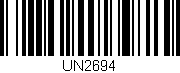 Código de barras (EAN, GTIN, SKU, ISBN): 'UN2694'