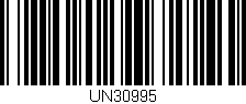 Código de barras (EAN, GTIN, SKU, ISBN): 'UN30995'