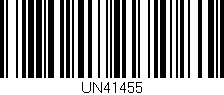 Código de barras (EAN, GTIN, SKU, ISBN): 'UN41455'