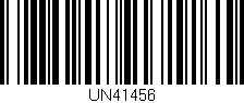 Código de barras (EAN, GTIN, SKU, ISBN): 'UN41456'