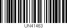 Código de barras (EAN, GTIN, SKU, ISBN): 'UN41463'