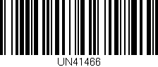 Código de barras (EAN, GTIN, SKU, ISBN): 'UN41466'