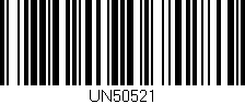 Código de barras (EAN, GTIN, SKU, ISBN): 'UN50521'