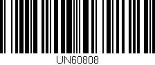 Código de barras (EAN, GTIN, SKU, ISBN): 'UN60808'