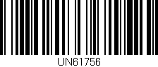 Código de barras (EAN, GTIN, SKU, ISBN): 'UN61756'