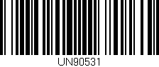Código de barras (EAN, GTIN, SKU, ISBN): 'UN90531'