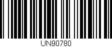 Código de barras (EAN, GTIN, SKU, ISBN): 'UN90780'