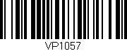 Código de barras (EAN, GTIN, SKU, ISBN): 'VP1057'