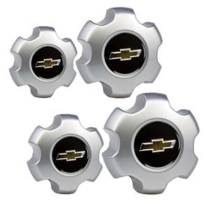 Kit Calota Roda Prata Chevrolet S10 com Emblema 2012