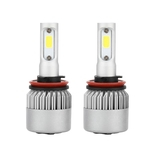 1 par H11 S2 LED Farol Kit 4000LM / Bulb 6500K feixe Fog lâmpada HID Branco (quente)