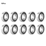 10pcs 6207-2RS alta velocidade Double-Sided 35x72x17mm com o selo Deep Groove Raceway Bola