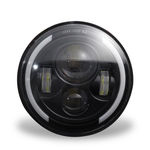 150w 7 '' Round Led Farol com Alta Médios 15000lm Drl Transformar a Luz do Sinal