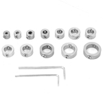 12pcs 3-16mm de aço inoxidável da broca profundidade da parada Bit Collar Set Drilling limite Anel