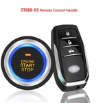 12V Geral Car Anti-roubo Sistema Iniciar remoto controle remoto Keyless Enter PKE Uma tecla START