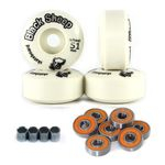 4 Roda Skate Street 51mm Black Sheep C Rolamento E Espaçador