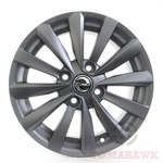 Roda 14 Gol Gti Zk-300 4x100 Grafite Fosco