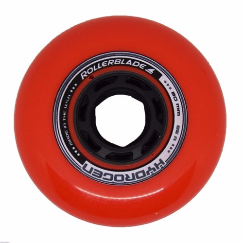 4 Rodas Rollerblade Hydrogen - Vermelho / 80mm 85a