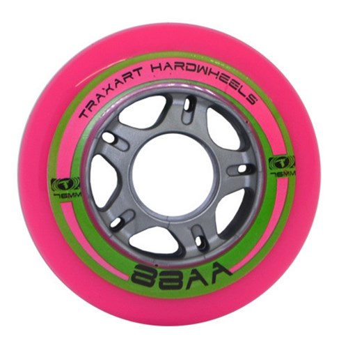 4 Rodas Traxart Hardwheels / 76mm 88a - Pink