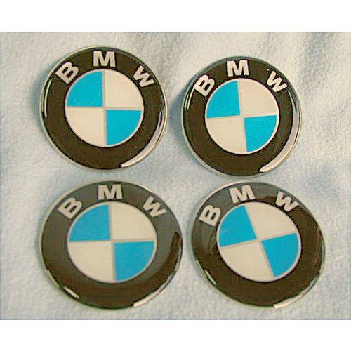 40mm Emblemas Centro Rodas Bmw 325 318 330 525 540 Serie 3 5