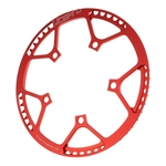 45T 47T 53T 56T 58T Anel de corrente 130 BCD Single Speed ¿¿Chain Ring 58T Vermelho