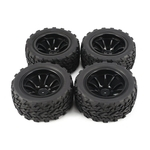 4Pcs 120mm pneus aro de roda para 1/10 Monster Truck Racing acessórios do carro de RC