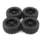 4Pcs 120mm pneus aro de roda para 1/10 Monster Truck Racing acessórios do carro de RC