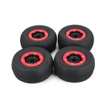 4pcs AUSTAR 110mm pneus aro de roda Traxxas Slash 4X4 RC Curso Curto Carro