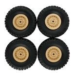 4pcs rodas trilha Peças para 1/16 WPL B14 C24 FY001 FY002 FY003 Militar Truck RC Car