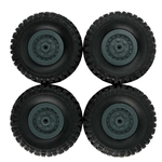 4pcs rodas trilha Peças para 1/16 WPL B14 C24 FY001 FY002 FY003 Militar Truck RC Car