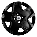 4x Calota Ford Fiesta Aro 14 Preto Emblema Original 025cb