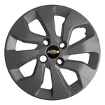 4x Calota Gm Onix Aro 14 Grafite Emblema Original 373cb