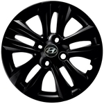 4x Calota Hyundai Hb20 Aro 15 Preto Emblema Original 192cp