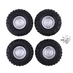 4x1: Pneus De Jante De 10 Rodas Para Hsp Redcat Traxxas Axial Scx10 Rc4wd D90 Cc01