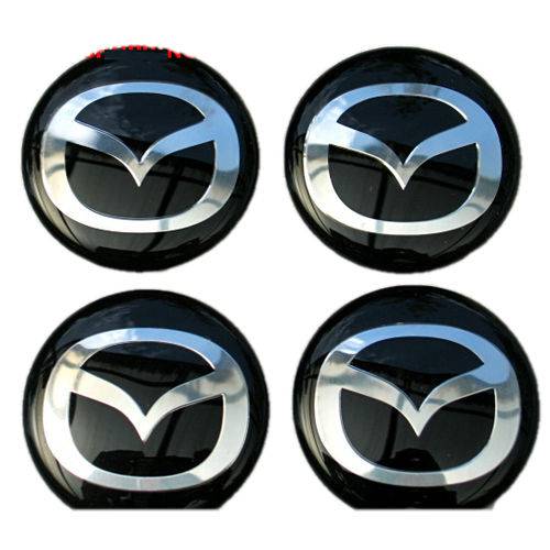 Emblemas Centro Rodas Mazda Mx3 Mx5 Miata 626 Mpv Protege