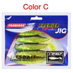 5PCS / Set 10,5 centímetros / 21g Pesca macia Lures iscas de pesca de gelo Acessórios de gancho