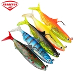 5PCS / Set 10,5 centímetros / 21g Pesca macia Lures iscas de pesca de gelo Acessórios de gancho