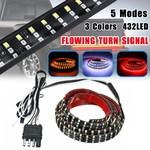 60 \\ '\\' Triple Row 432LED Tailgate Light Bar Strip 5 Mode Brake Reverse Turn Signal