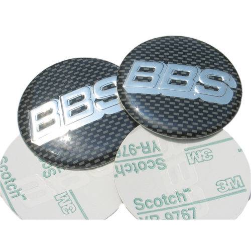 65mm Emblemas Centro Rodas Bbs Rodas Carbono Novos