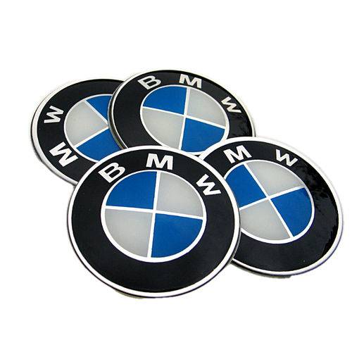 65mm Emblemas Centro Rodas Bmw 325 318 330 525 540 Serie 3 5