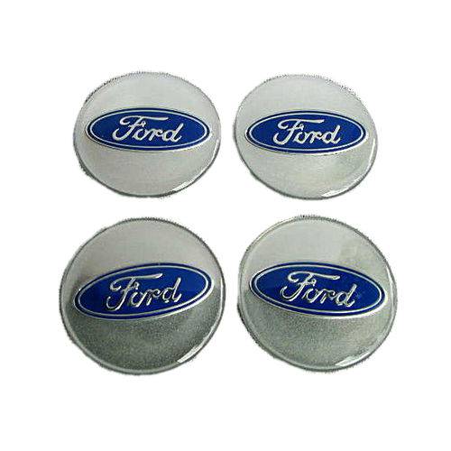 65mm Emblemas para Rodas Ford Escort Fusion Focus Fiesta Ka