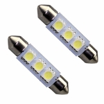 36mm Luz Festoon Dome 40LM 5050 SMD 3 LED C5W Carro LED Porta de leitura interior luz Branco puro DC12V