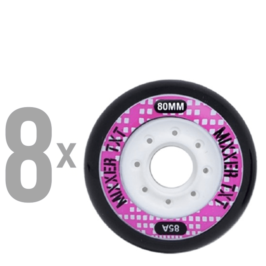 8 Rodas Traxart Mixxer Preta/Rosa - 85A