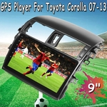 9 \\ '\\' 16G Car Radio Stereo CD DVD Player GPS Sat Nav Para Toyota Corolla 2007-13