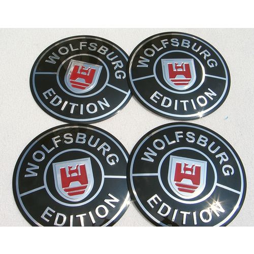 90mm Emblemas Rodas Wolfsburg Volkswagen Vw Logus Fusca