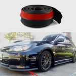 2.5m / 8.2ft Car Styling Borracha Macia Car Bumper Kit 65 Milímetros Auto Wide Exterior Pára-choques Frontal Lip Etiqueta Protector