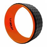 Anel de Yoga Liveup Sports Ls3750 33Cm Preto e Laranja